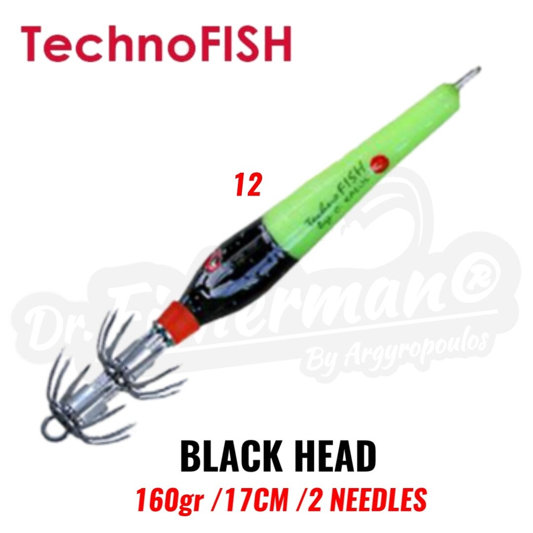 TECHNOFISH THRAPSALIERA BLACK HEAD 3229 160GR/17CM 2 NEEDLES
