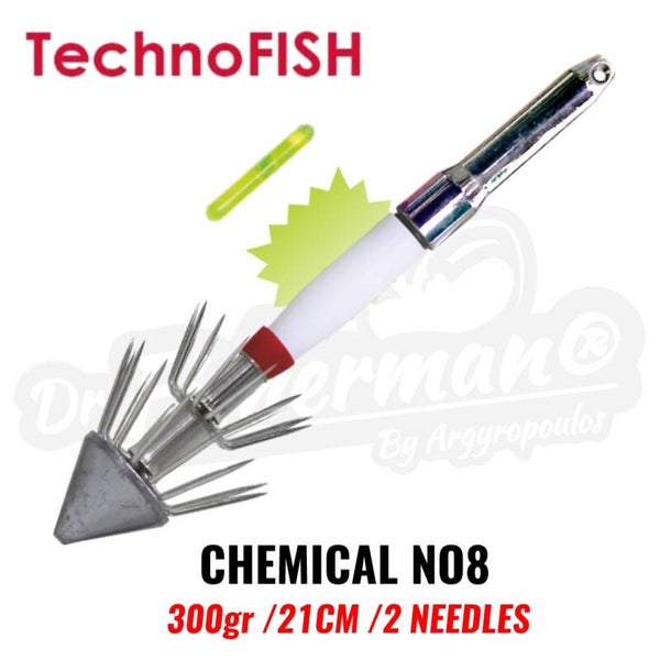 TECHNOFISH THRAPSALIERA CHEMICAL NO8 2771 300GR /21CM 2 NEEDLES