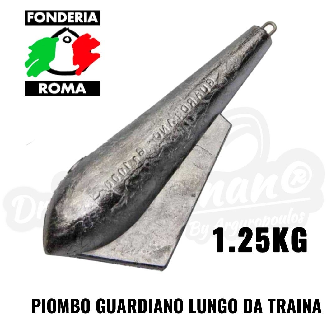 FONDERIA ROMA PIOMBO GUARDIANO LUNGO DA TRAINA 1.25KG