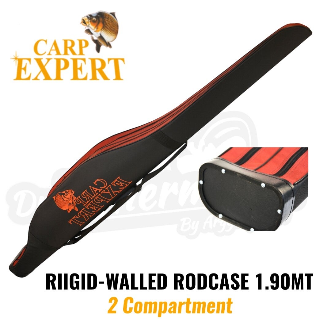 CARP EXPERT RIIGID-WALLED RODCASE 1.90MT 2 COMPARTMENT