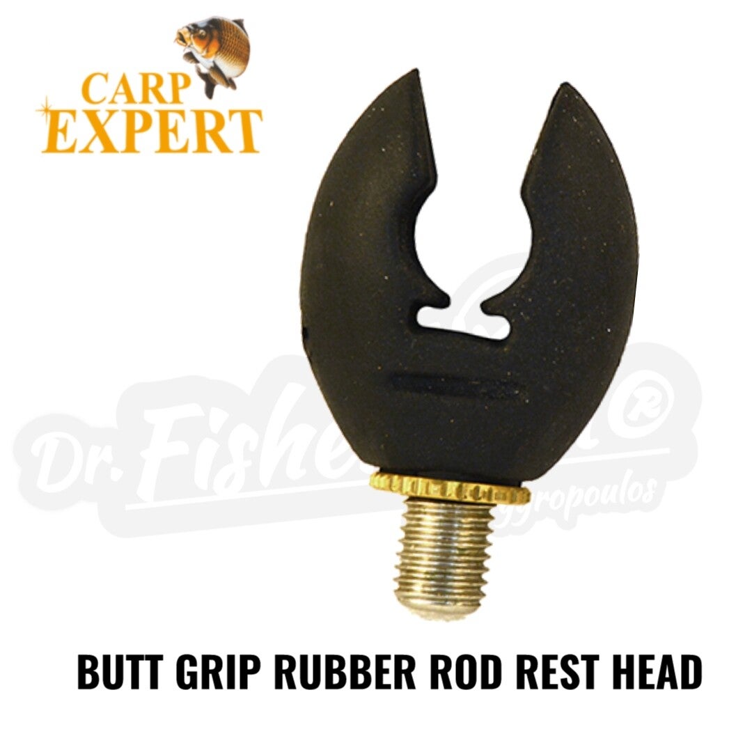 CARP EXPERT V BUTT GRIP RUBBER ROD REST HEAD