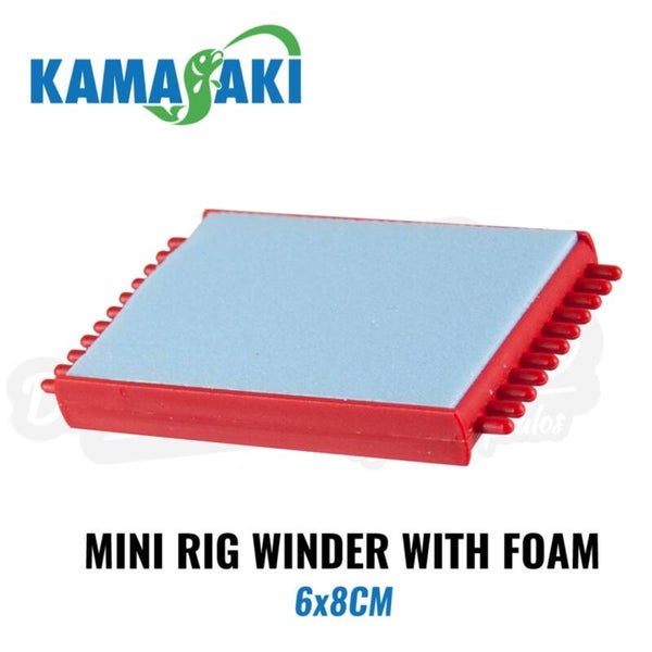 KAMASAKI MINI RIG WINDER WITH FOAM 6X8CM