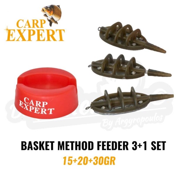 CARP EXPERT BASKET METHOD FEEDER 3+1 SET 15+20+30GR