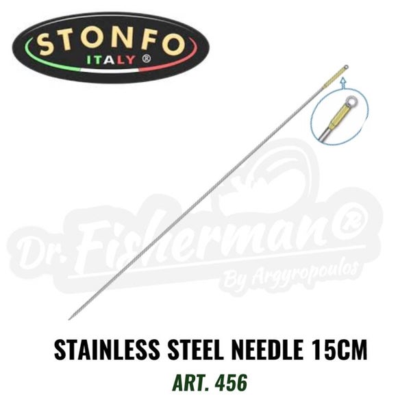 STONFO STAINLESS STEEL NEEDLE 15CM ART. 456