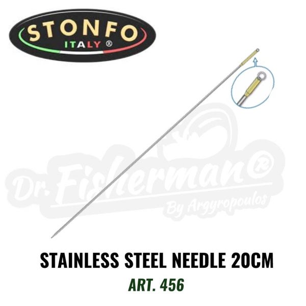 STONFO STAINLESS STEEL NEEDLE 20CM ART. 456