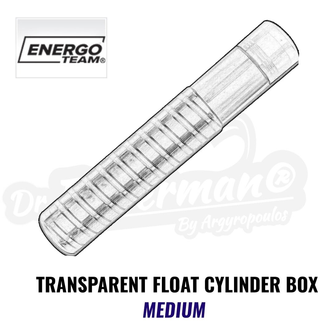 ENERGOTEAM TRANSPARENT FLOAT CYLINDER BOX MEDIUM