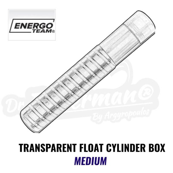 ENERGOTEAM TRANSPARENT FLOAT CYLINDER BOX MEDIUM