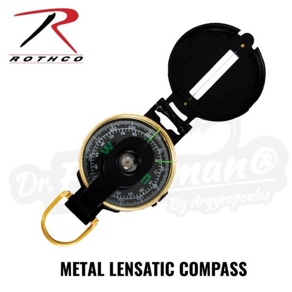 ROTHCO METAL LENSATIC COMPASS