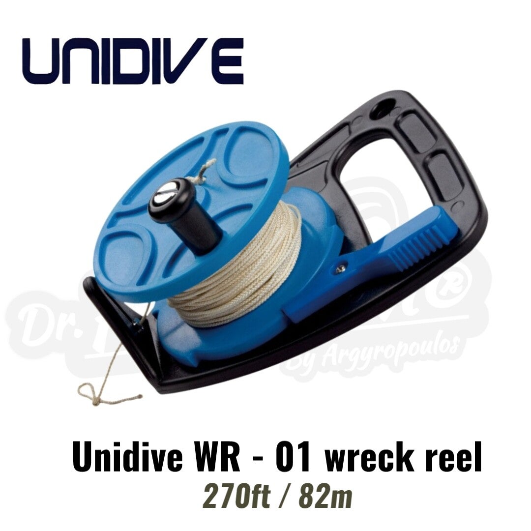 UNIDIVE WR - 01 WRECK REEL WITH ROP 82M
