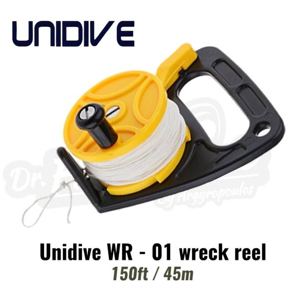 UNIDIVE WR - 01 WRECK REEL WITH ROP 45M
