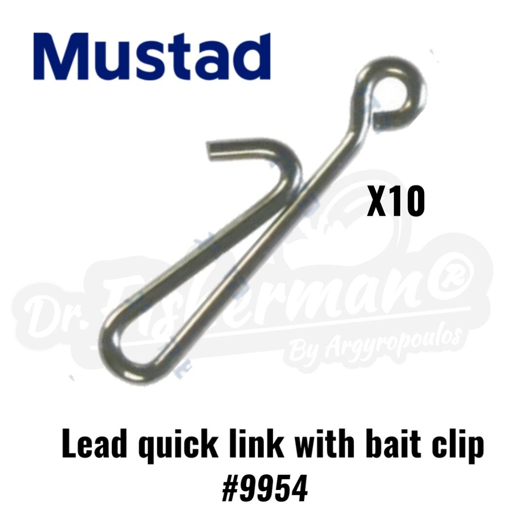 MUSTAD LEAD QUICK LINK WITH BAIT CLIP SIZE:L #9954