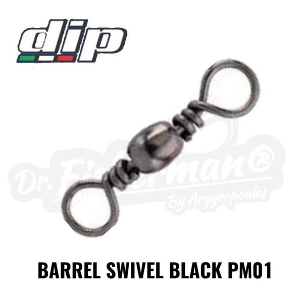 DIP BARREL SWIVEL BLACK PM01 SIZE:1