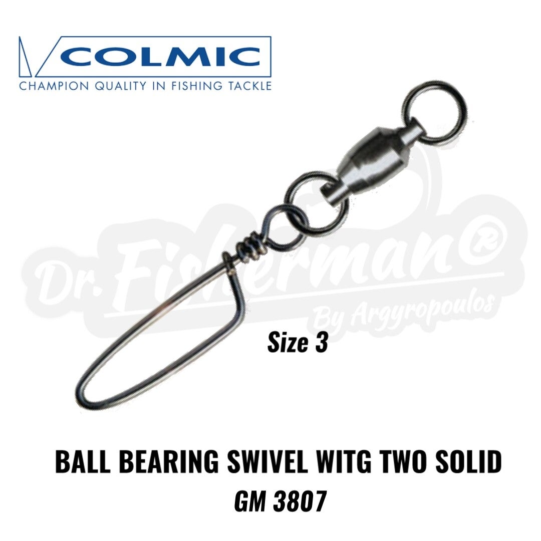 COLMIC BALL BEARINGS SWIVEL WITH TWO SOLID GM3807 SIZE:3