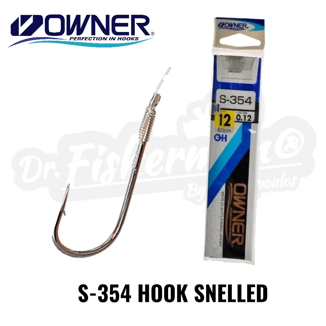OWNER SINGLE SNELLED HOOK S-354