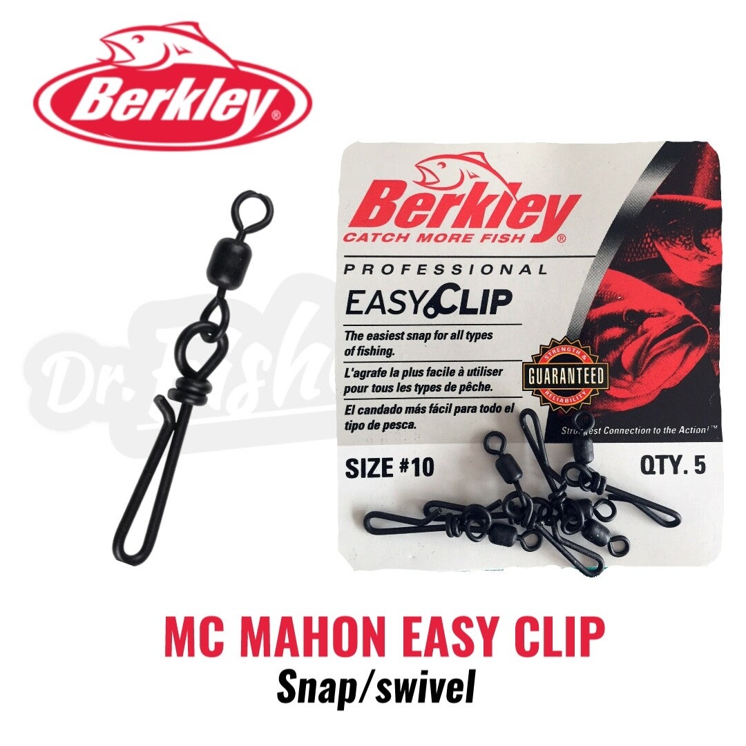 BERKLEY MC MAHON EASY CLIP SNAP & SWIVEL