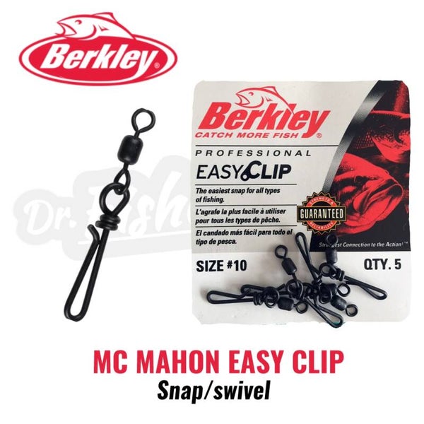 BERKLEY MC MAHON EASY CLIP SNAP & SWIVEL