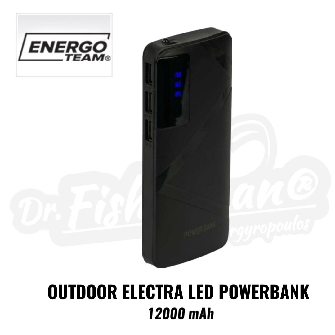 ENERGOTEAM OUTDOOR ELECTRA LED POWERBANK 12000 MAH