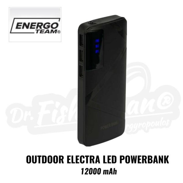 ENERGOTEAM OUTDOOR ELECTRA LED POWERBANK 12000 MAH