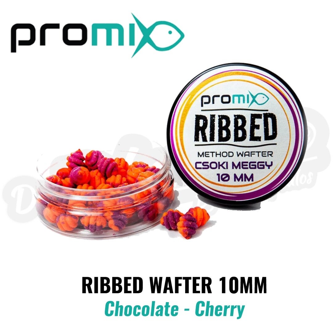 PROMIX RIBBED WAFTER 10MM CHOCOLATE CHERRY