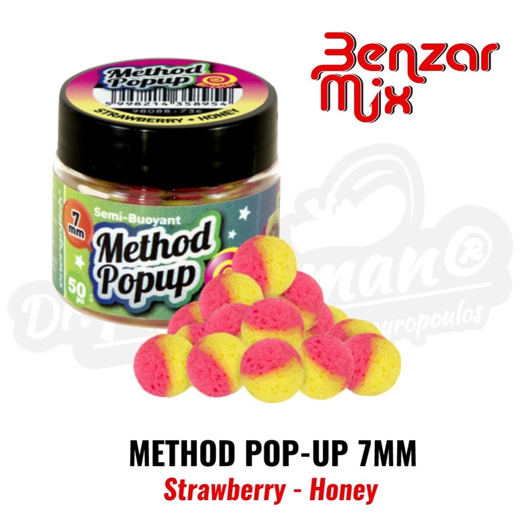 BENZAR MIX STRAWBERRY-HONEY METHOD POP-UP 7MM