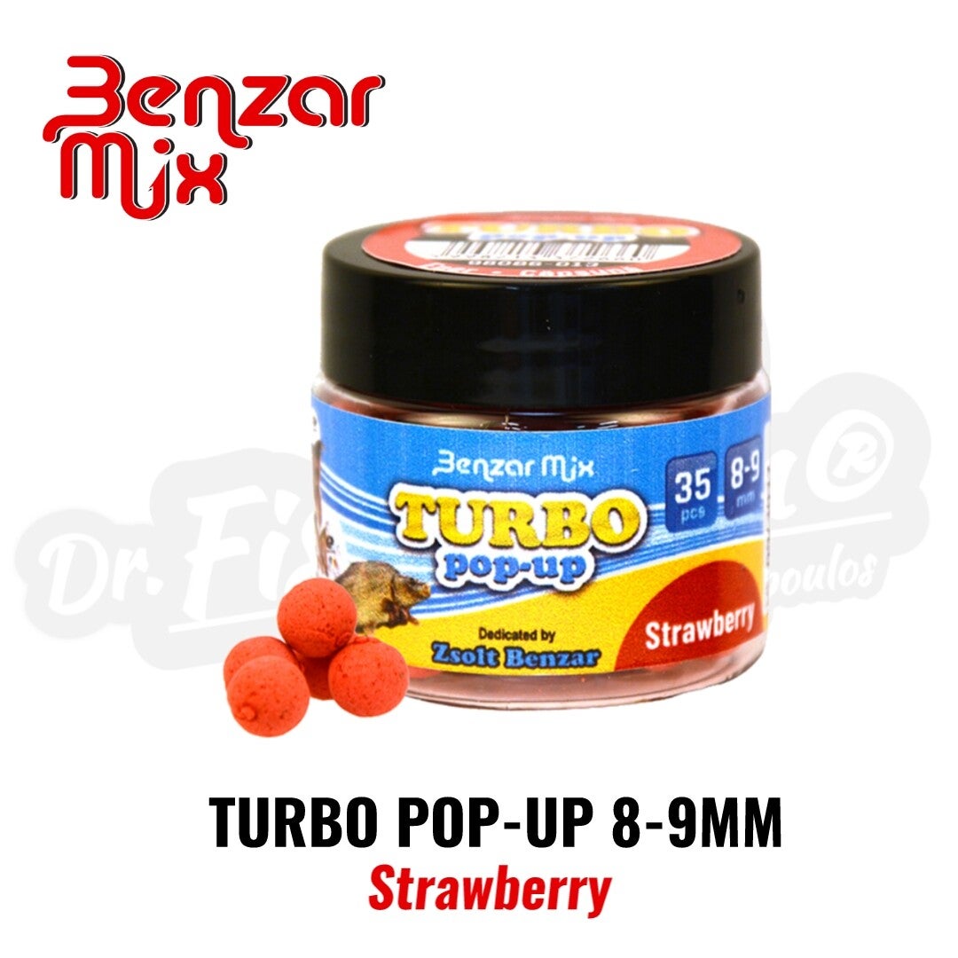 BENZAR MIX TURBO POP-UP 8-9MM STRAWBERRY