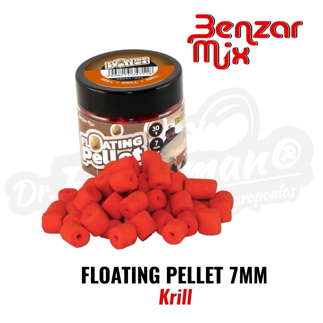 BENZAR MIX FLOATING PELLET 7MM KRILL