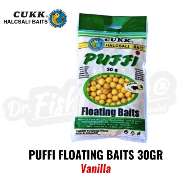 CUKK PUFFI FLOATING BAITS BALL 30GR VANILLA