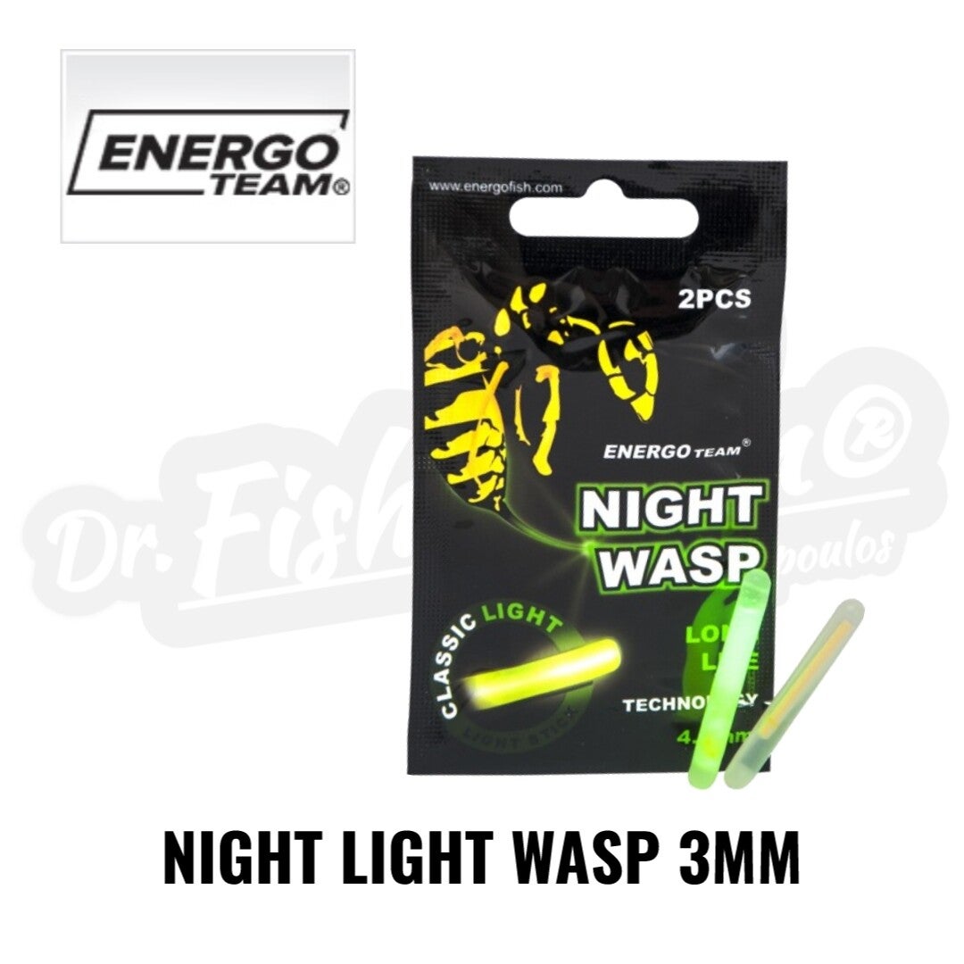 ENERGOTEAM NIGHTLIGHT LIGHT STICKS WASP #3MM