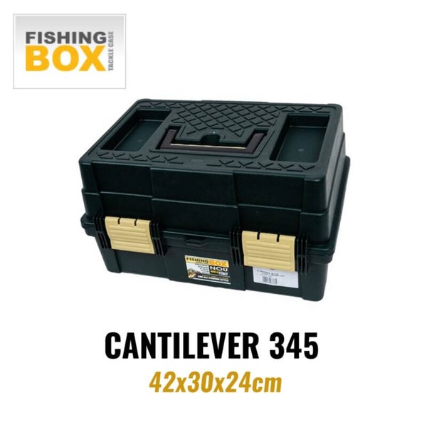 FISHING BOX CANTILEVER TACKLE BOX 345 42X30X24CM
