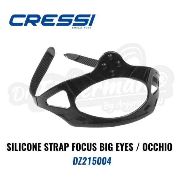 CRESSI SILICONE MASK STRAP FOCUS BIG EYES/OCCHIO