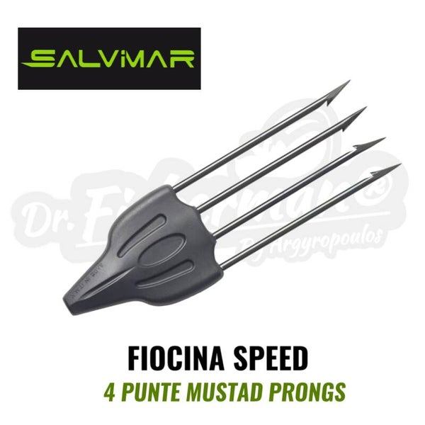 SALVIMAR FIOCINA SPEED 4 PUNTE MUSTAD PRONGS