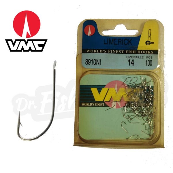 VMC HOOKS LIMERICK 8910NI 100PCS NO14