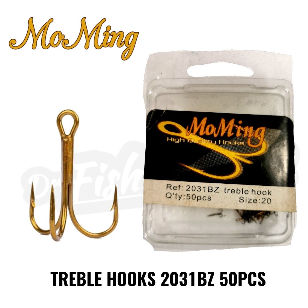MOMING TREBLE HOOK 2031BZ 50PCS NO20