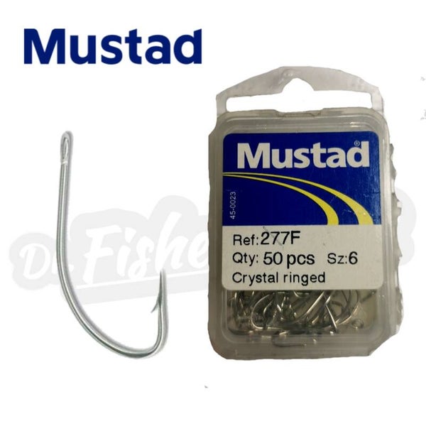 MUSTAD HOOKS 277F 50PCS NO6