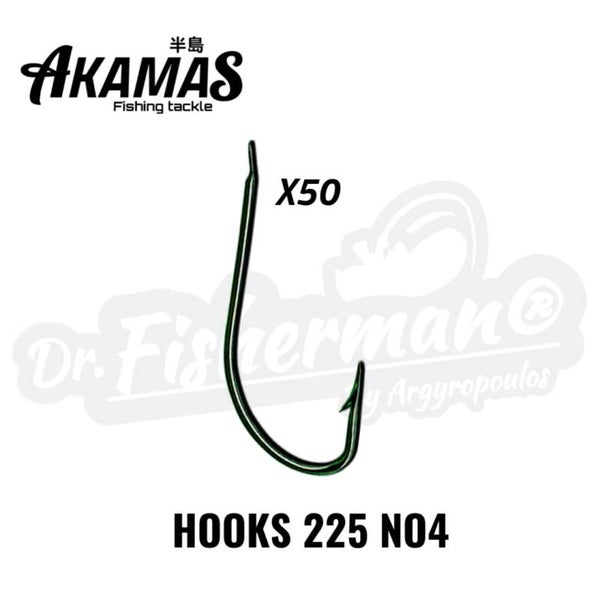 AKAMAS HOOKS 225 NO4 50PCS