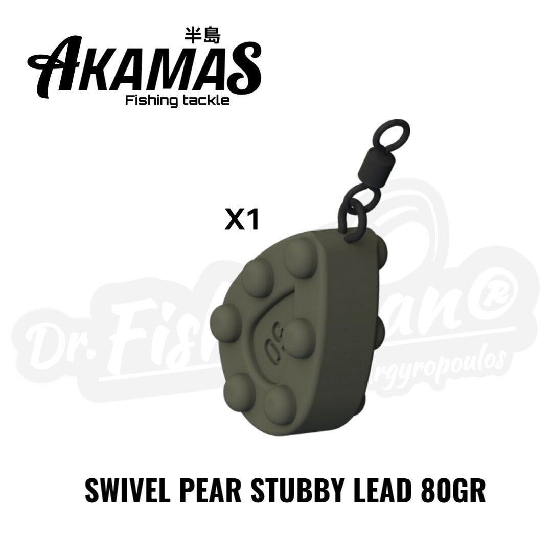 AKAMAS SWIVEL PEAR STUBBY LEAD