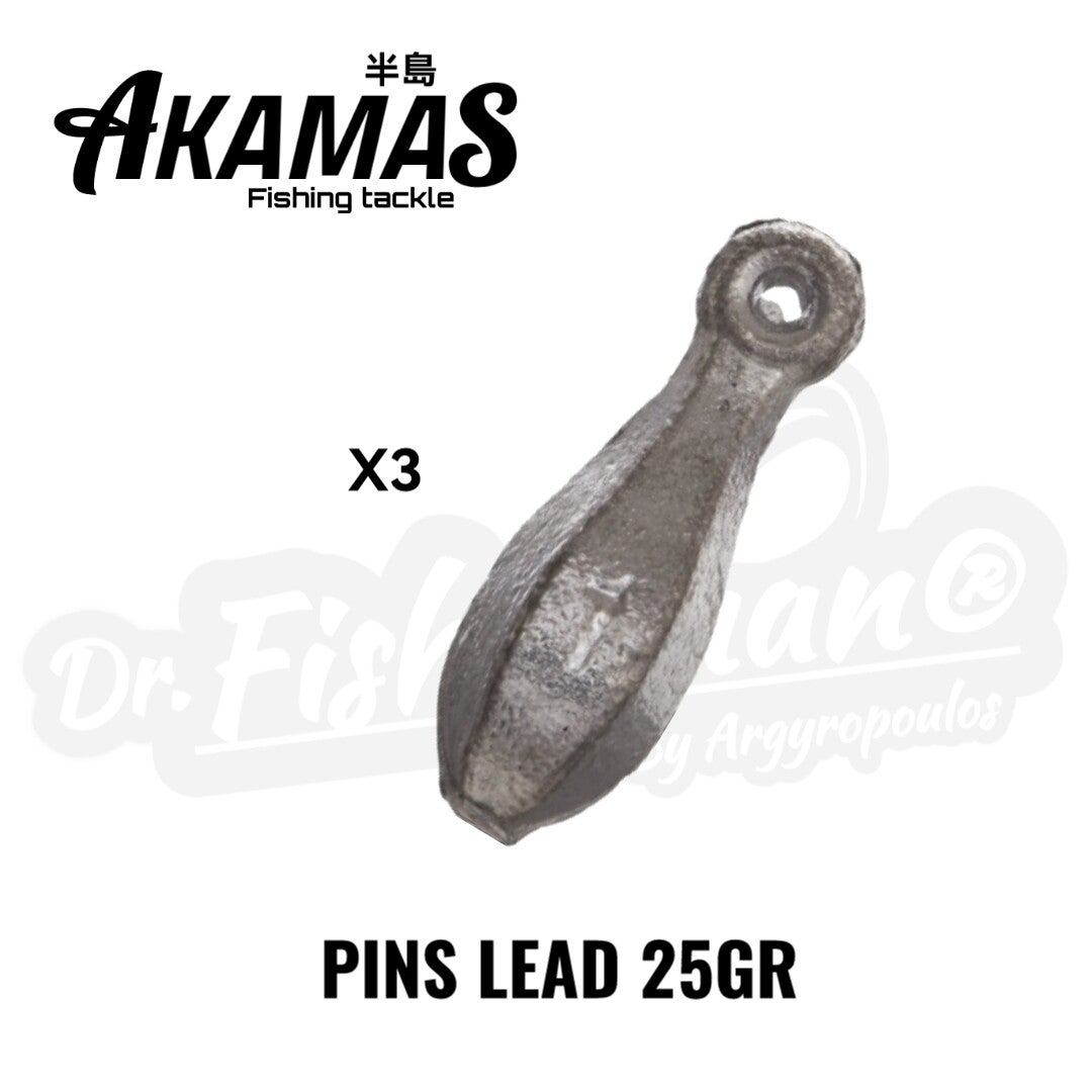 AKAMAS PINS LEAD 25GR