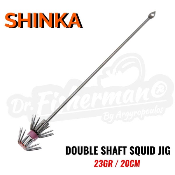 SHINKA DOUBLE SHAFT SQUID JIG 20CM