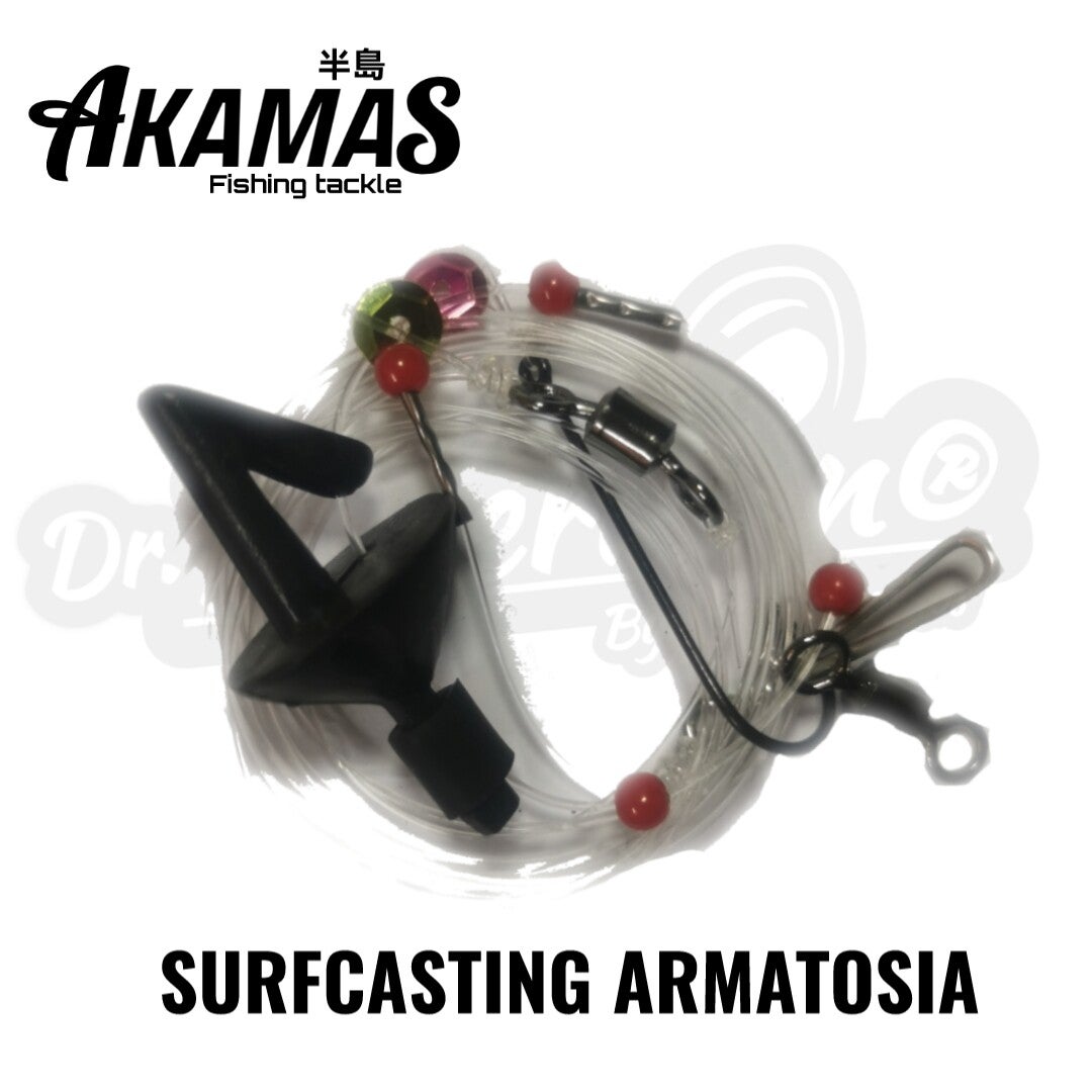 AKAMAS READY RIG FOR SURFCASTING