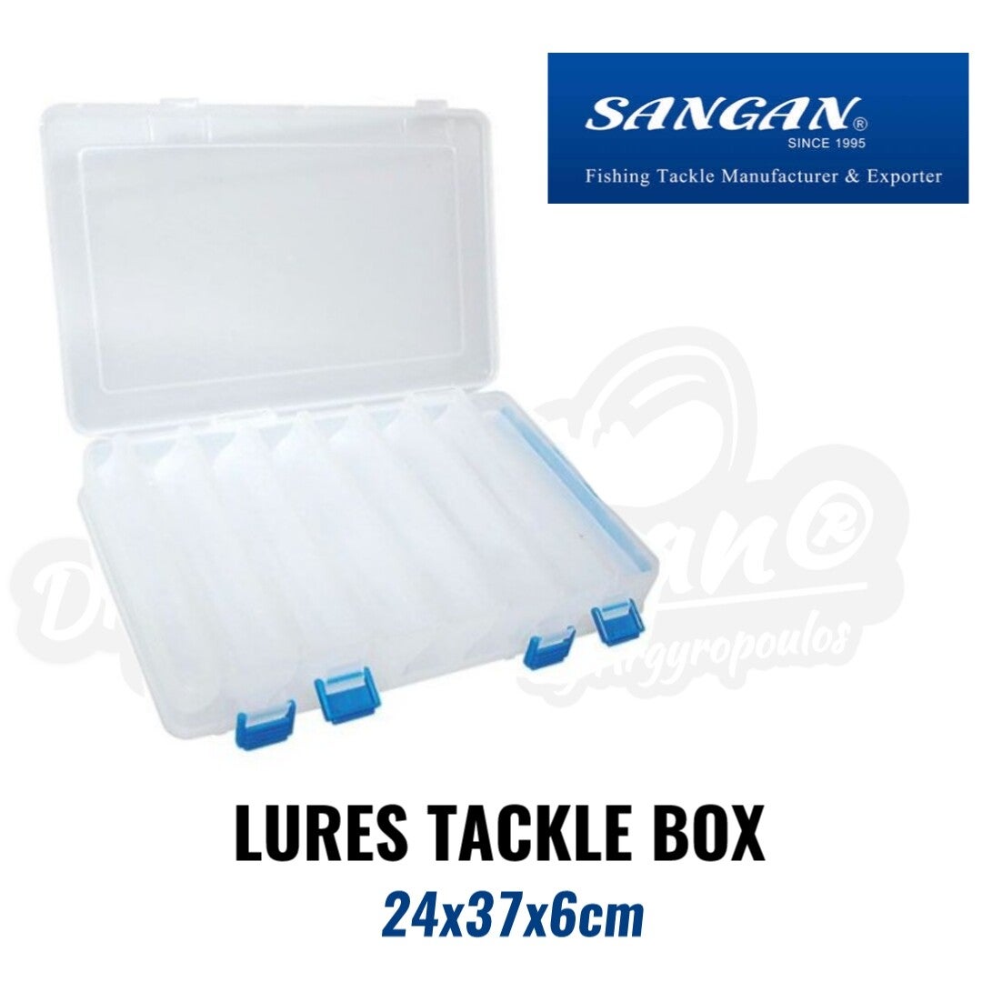 SANGAN LURES TACKLE BOX 24X37X6CM