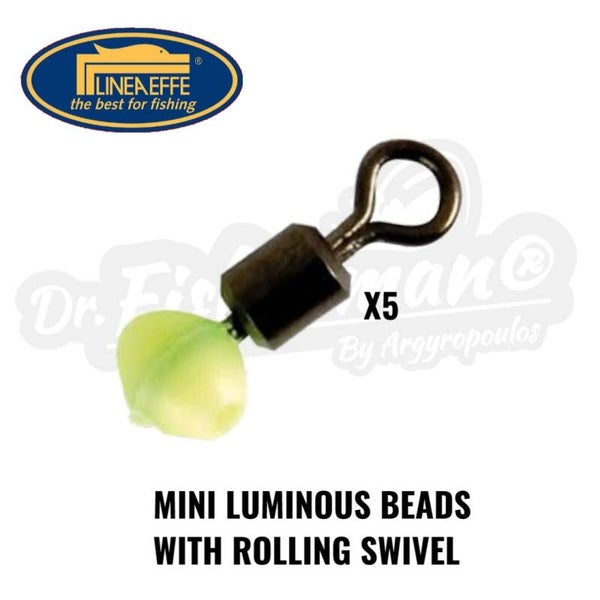 LINEAEFFE MINI LUMINOUS BEADS WITH ROLLING SWIVEL