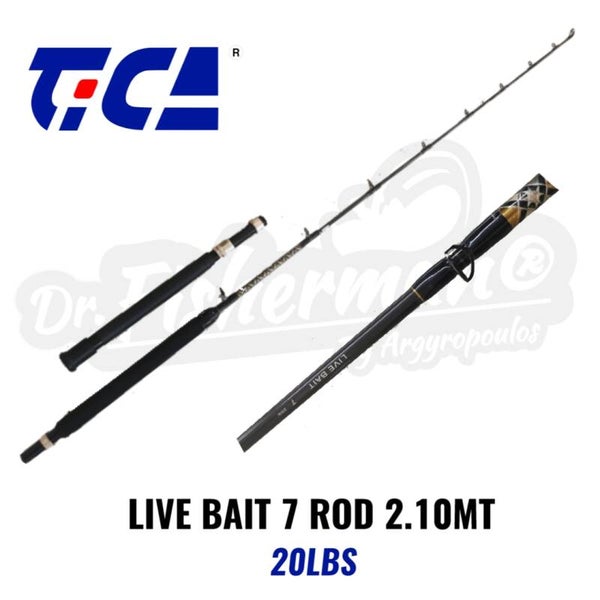 TICA LIVE BAIT 7 ROD 2.10MT 20LBS