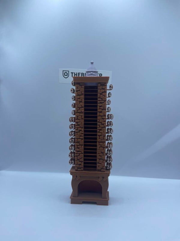 Christmas countdown chimney