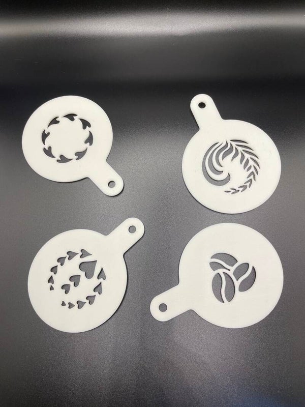 ✨ Coffee Stencil Set (Pack of 4)