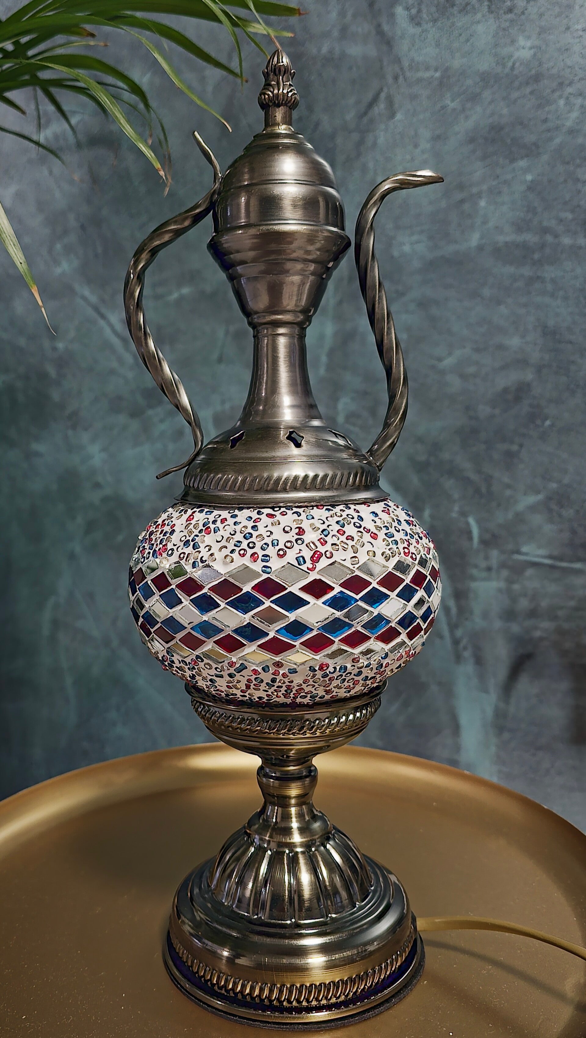 Théière Mosaïque Artisanale - Création Unique Fait Main