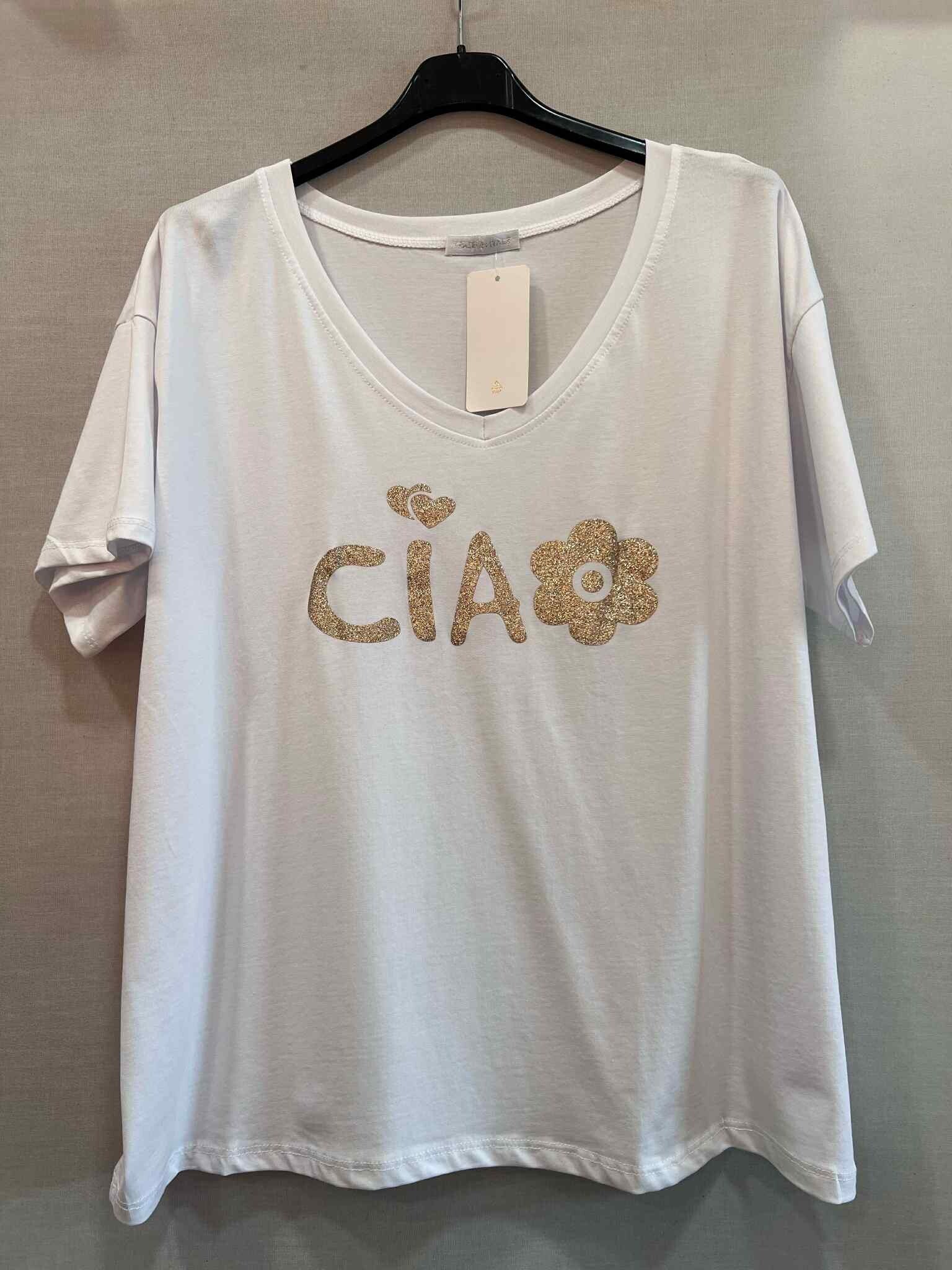 T shirt doré Ciao