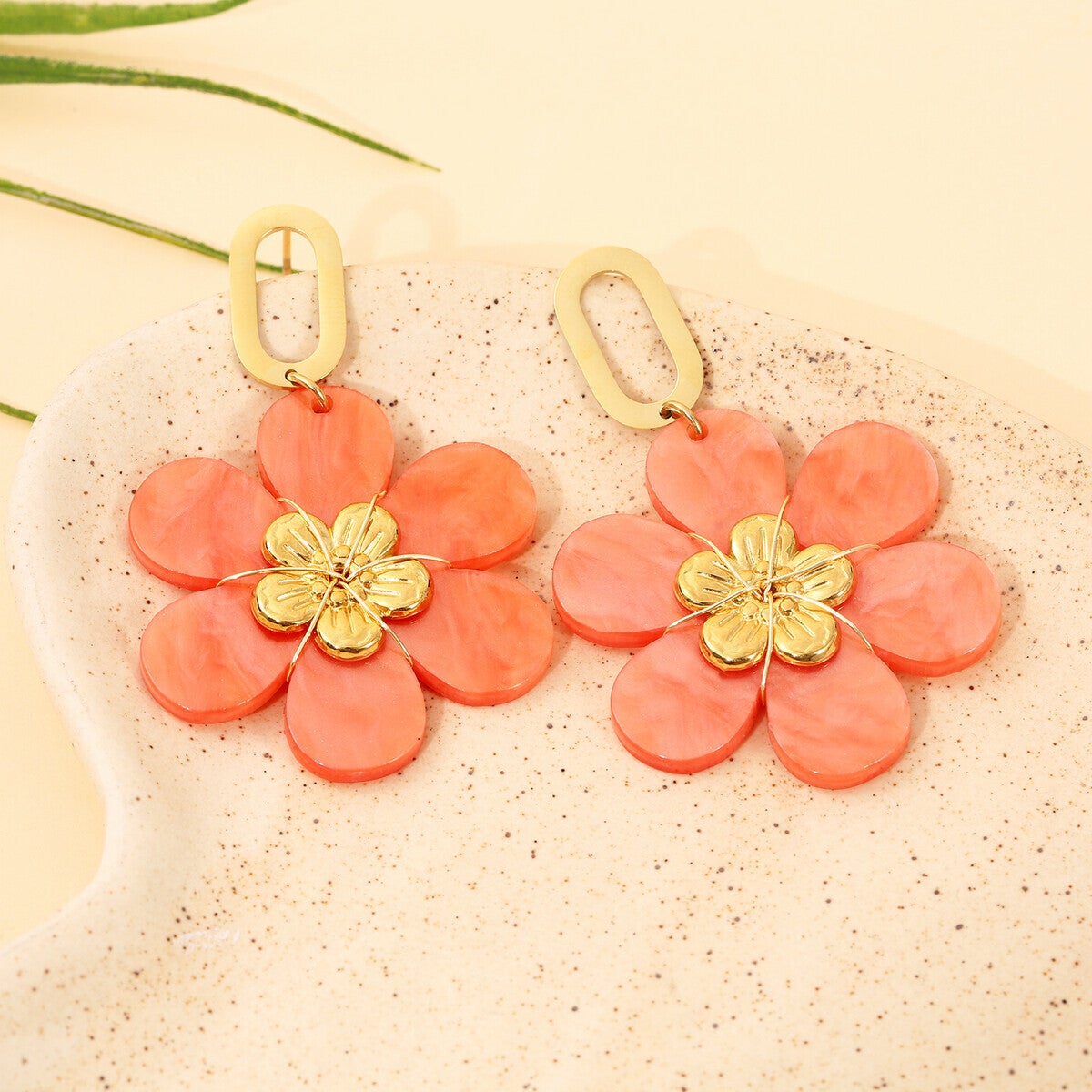Boucles Lila corail