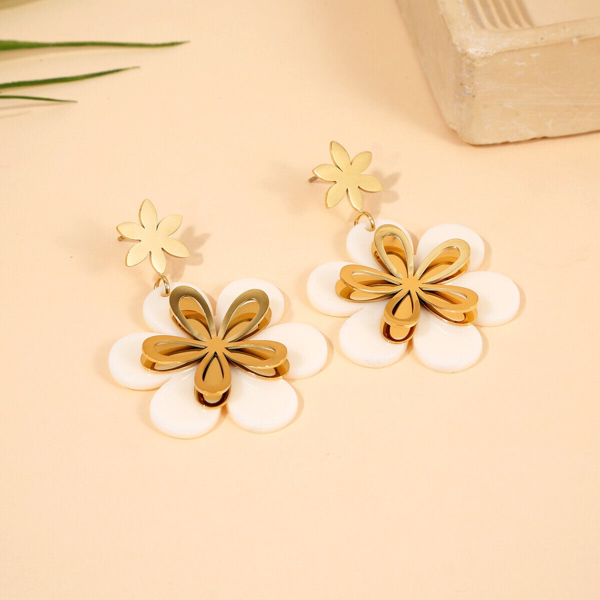 Boucles Luna blanches