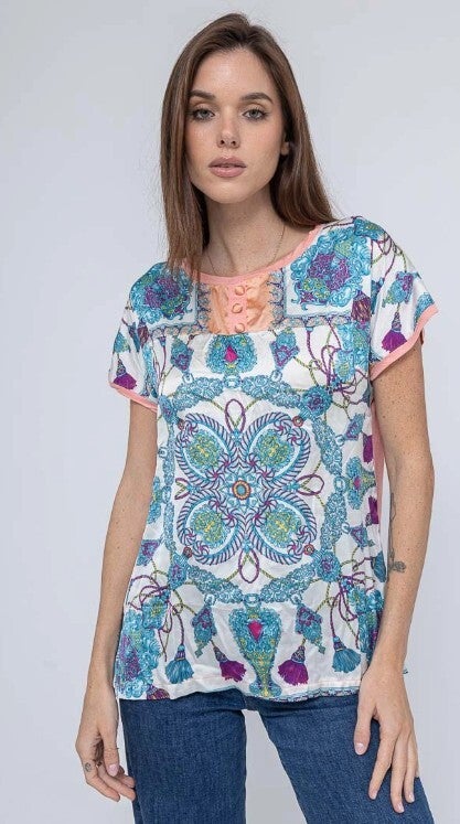 Blouse Célia rose