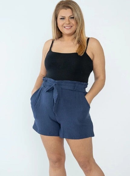 Short Daphnée bleu (grande taille)